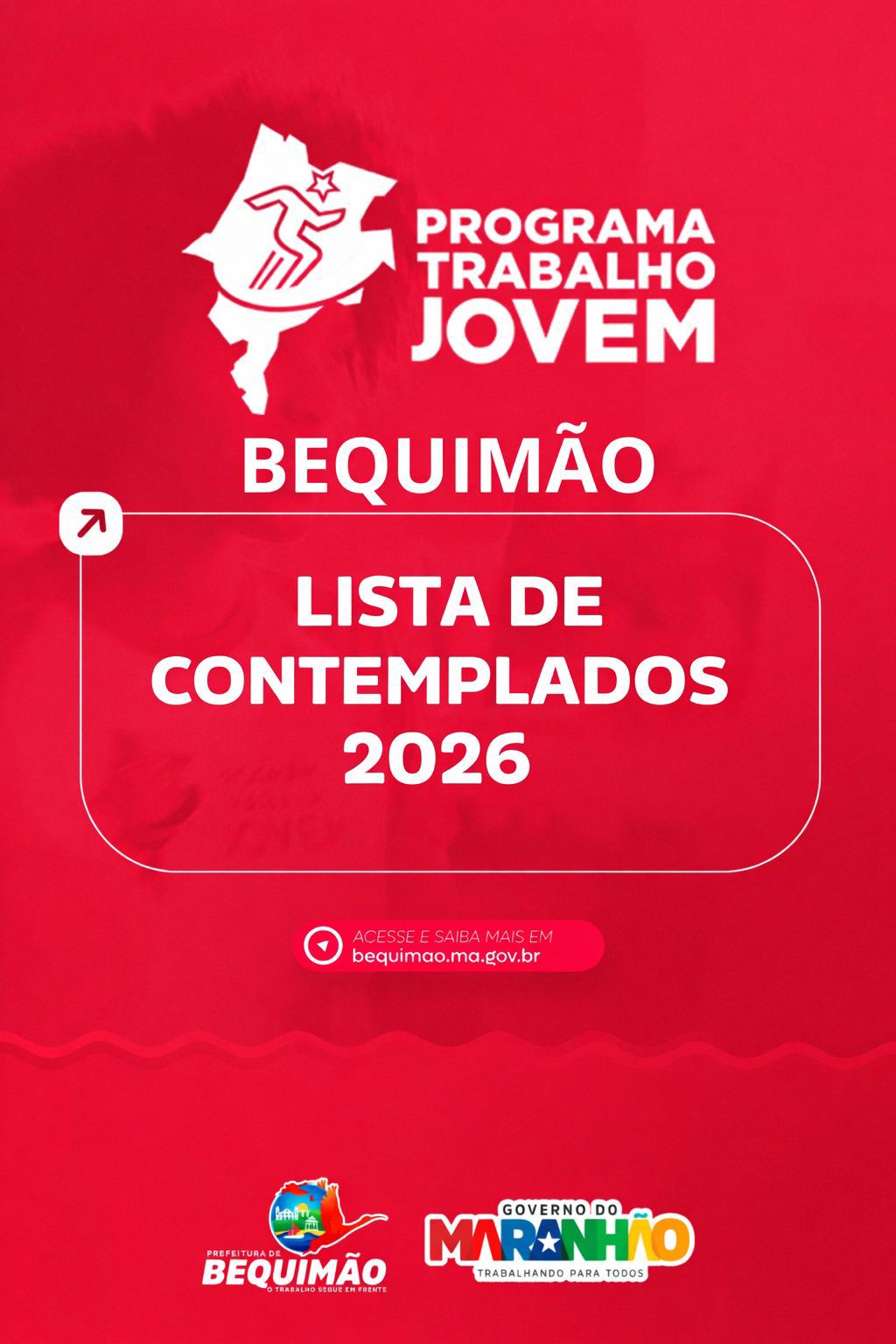Prefeitura de Bequimão divulga lista de selecionados para o Programa Trabalho Jovem no eixo Estágio Social
